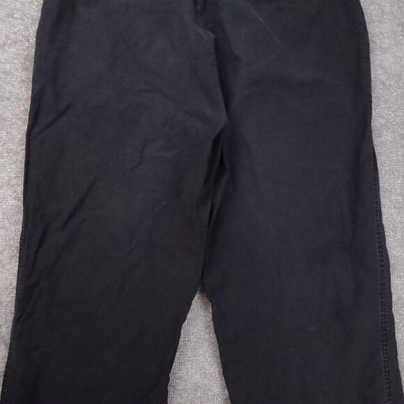 Calvin Klein Corduroy 34x30 Dark Wash Black Wide Leg Straight Leg Pants - Picture 11 of 12